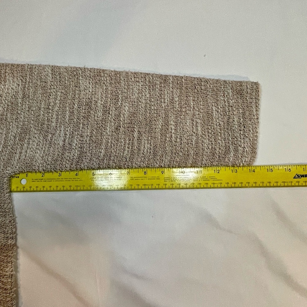 LOFT Women's Beige and Peach Crew Neck Sweater, Lightweight, Sz L - Picture 9 of 12
